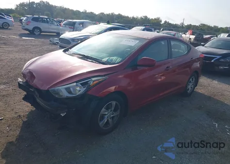 2015 Hyundai Elantra Se from USA, damaged, VIN 5NPDH4AE4FH589657